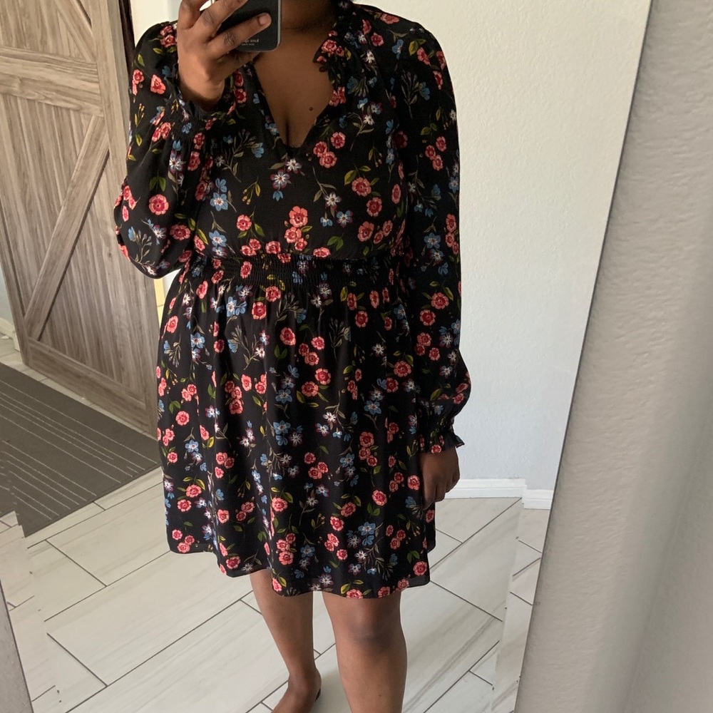 Kate Spade Meadow Smock Waist Dress